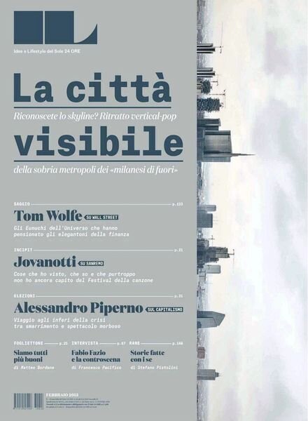 IL – Idee e lifestyle del Sole 24 ORE Gennaio-Febbraio 2013 (Italy)