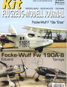 Kit Flugzeug-Modell Journal 2007-03