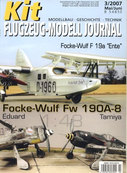 Kit Flugzeug-Modell Journal 2007-03
