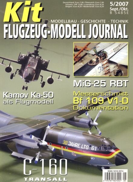 Kit Flugzeug-Modell Journal 2007-05