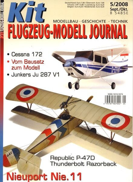 Kit Flugzeug-Modell Journal 2008-05