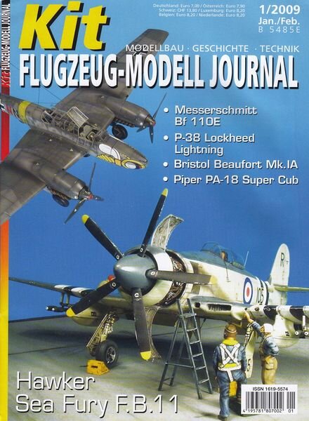 Kit Flugzeug-Modell Journal 2009-01