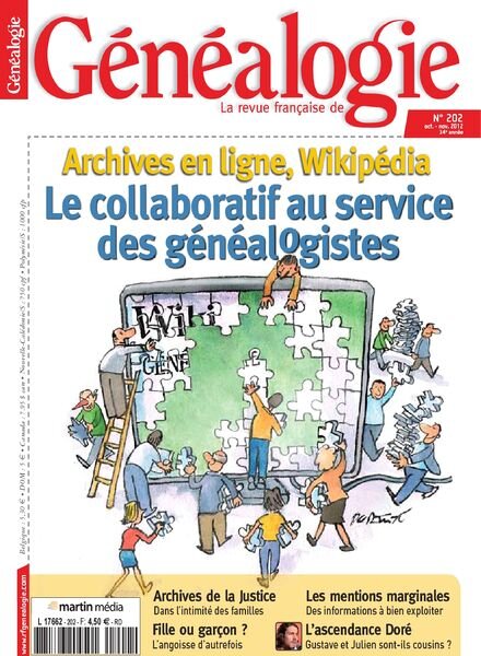 La Revue Francaise de Genealogie 202 – Octobre-Novembre 2012