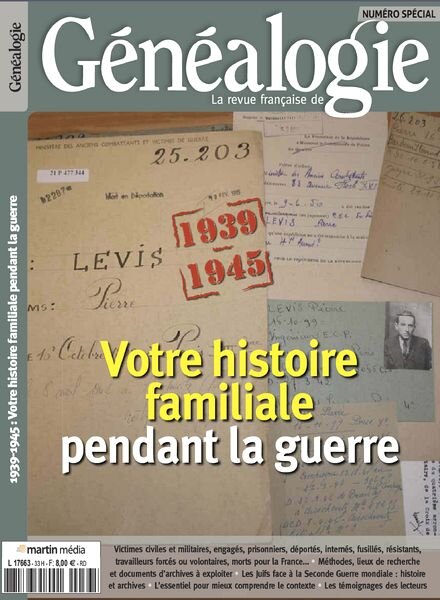La Revue Francaise de Genealogie Hors-Serie 33