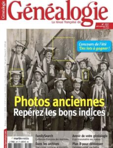 La Revue Francaise de Genealogie N 207 – Aout-Septembre 2013