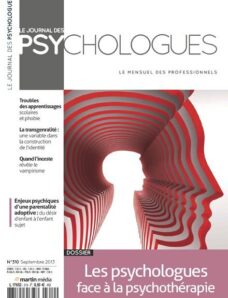 Le Journal des Psychologues N 310 – Septembre 2013