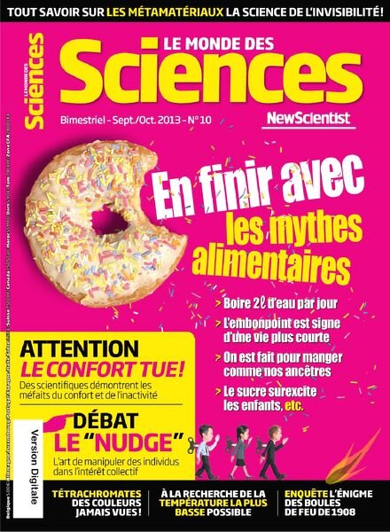 Le Monde des Sciences N 10 – Septembre-Octobre 2013