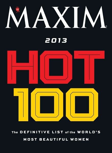 Maxim USA — HOT 100 Special Issue 2013