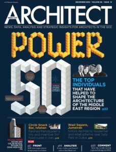 Middle East Architect – December 2012