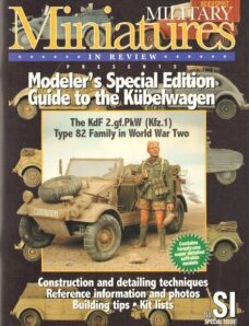 Military Miniatures in Review — SI (Modeler’s Guide to Kubelwagen)