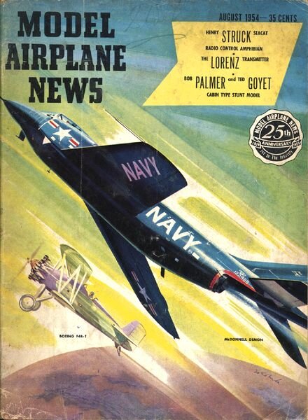Model Airplane News – August 1954