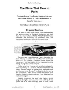 Model Airplane News (drawing) – 1937-06 lindy