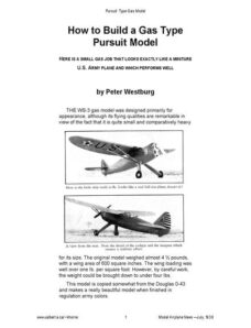 Model Airplane News (drawing) – 1938-07 pursuit