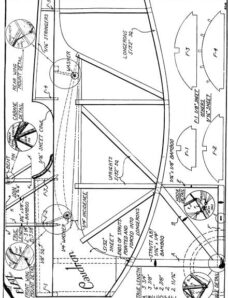 Model Airplane News (drawing) — 1939-02 caudron-plan