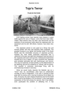 Model Airplane News (drawing) – 1944-03 tojo