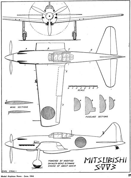 Model Airplane News (drawing) – 1944-06 s-003