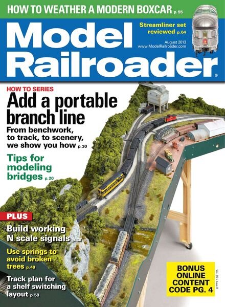 Model Railroader – August 2013