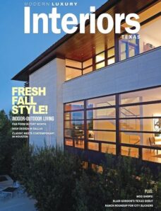 Modern Luxury Interiors Texas Magazine Fall 2012