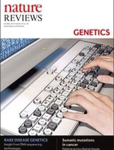 Nature Reviews Genetics – October 2013