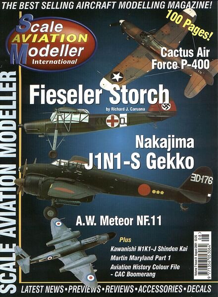 Scale Aviation Modeller International 2001-08