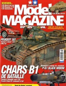 Tamiya Model Magazine International — Issue 129, Sdkfz 251 Drilling,P-61 Noctural Nemesis,Burnt car,