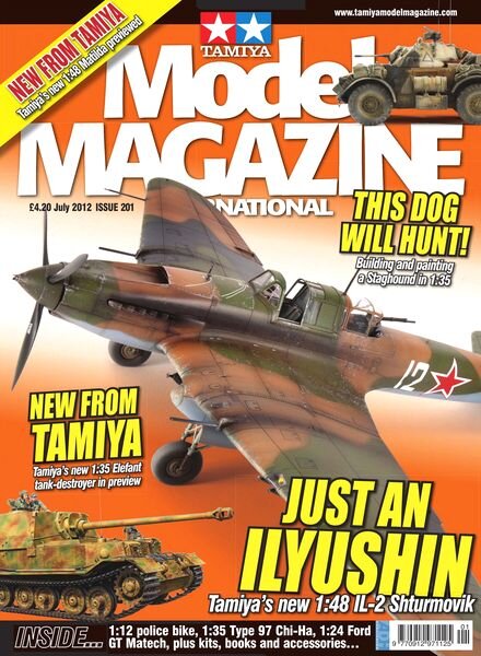 Tamiya Model Magazine International — Issue 201, July 2012