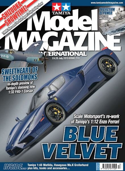 Tamiya Model Magazine International — Issue 213, July 2013