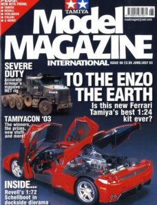 Tamiya Model Magazine International — Issue 98, S-100 Schnellboot,M1070 HET,Ferrari Enzo