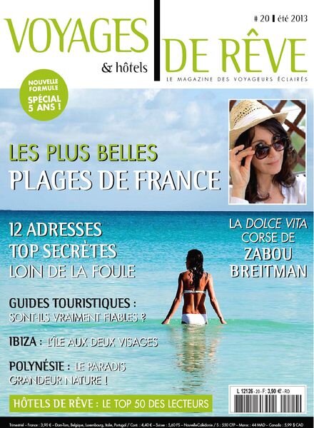 Voyages & Hotels de Reves 20 – Ete 2013