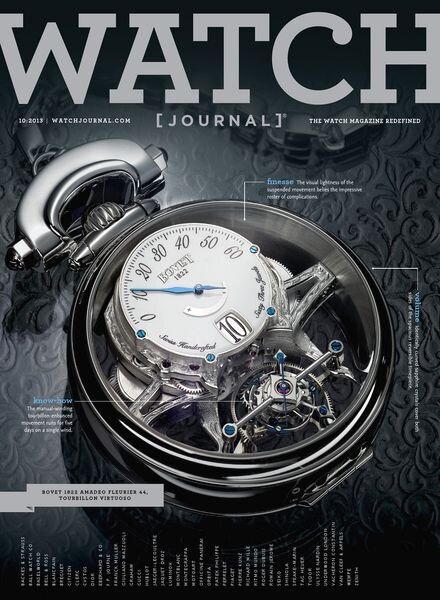 Watch Journal Magazine — October 2013