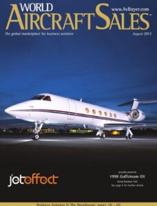 World Aircraft Sales — August 2013