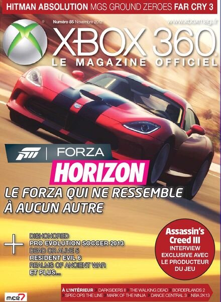 XBox 360 Le Magazine Officiel 85 – Novembre 2012