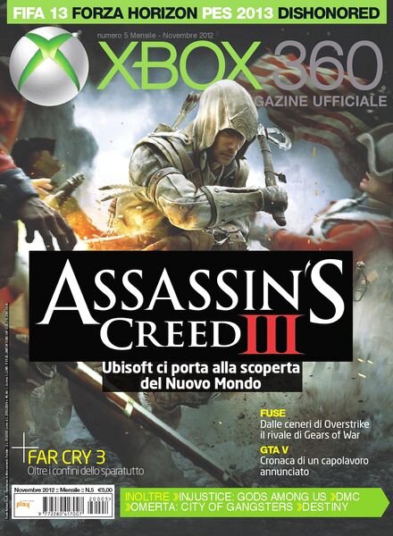 XBox 360 Magazine Ufficiale N 5 – Novembre 2012