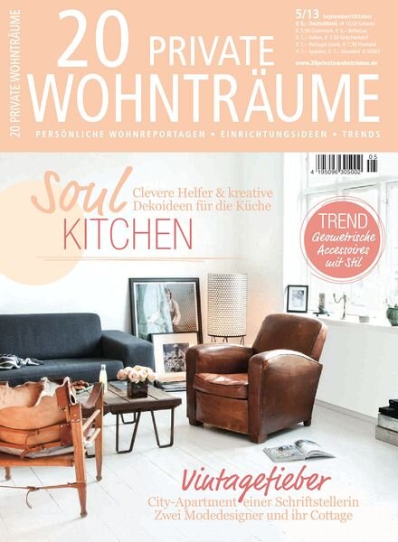 20 Private Wohntraume Magazin – N 05, 2013