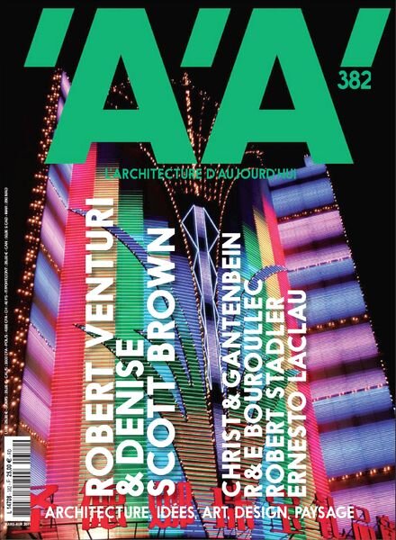 AA L’architecture d’aujourd’hui Magazine Issue 382