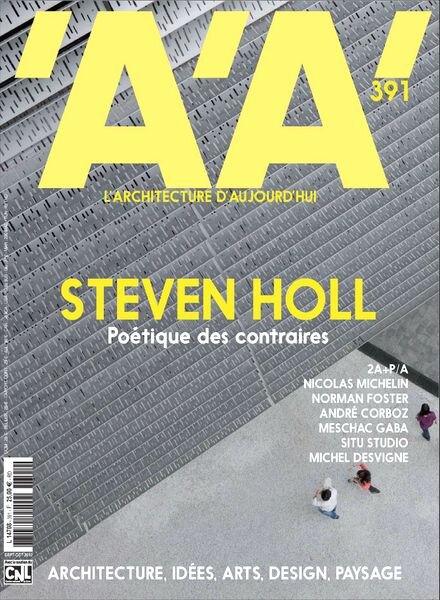AA L’architecture d’aujourd’hui Magazine — Issue 391, September-October 2012