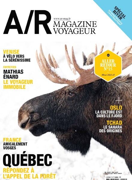 A/R Magazine Voyageur 15 – Hiver 2012-2013