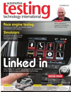 Automotive Testing Technology International – September 2012