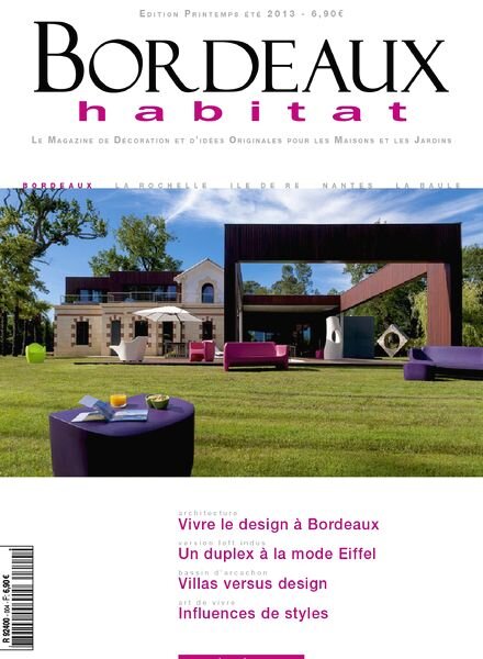 Bordeaux Habitat N 4 – Printemps-Ete 2013