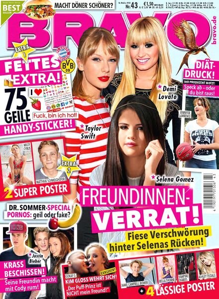 Bravo Magazin – 16 Oktober 2013