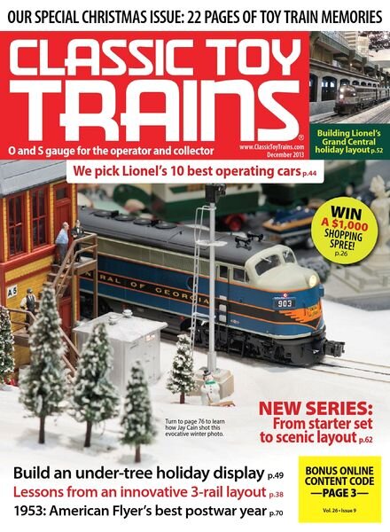 Classic Toy Trains — December 2013