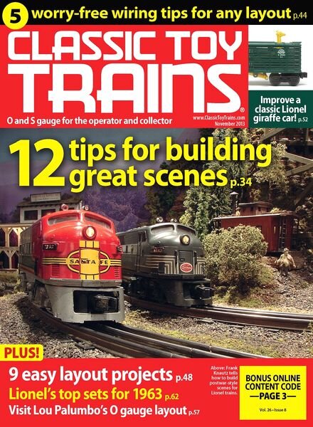Classic Toy Trains — November 2013