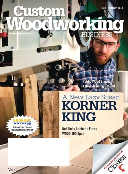 Custom Woodworking Business — October 2013