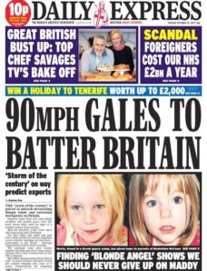 Daily Express – Tuesday, 22 October 2013