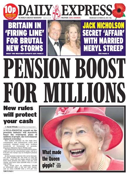 Daily Express — Wednesday, 30 October 2013