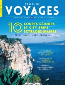 Desirs de Voyages N 39 – Automne 2013
