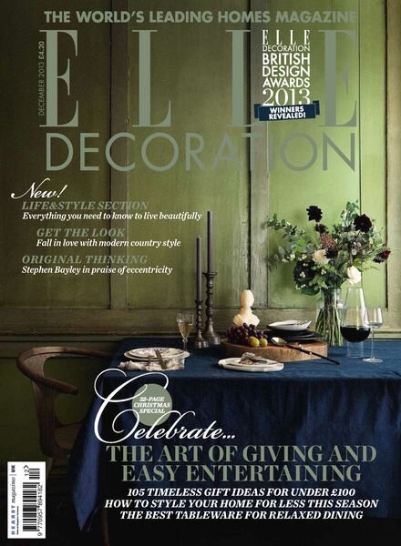 Elle Decoration UK – December 2013