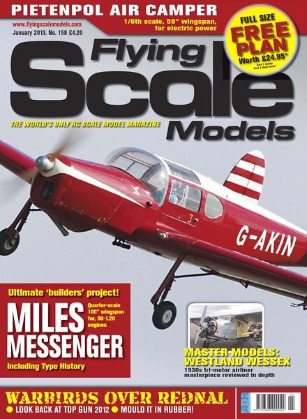 Flying Scale Models – Issue 158, January 2013