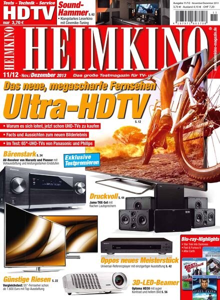 Heimkino Magazin — November-Dezember 2013