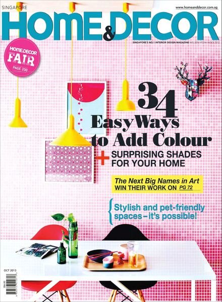 Home & Decor Singapore Magazine — October 2013